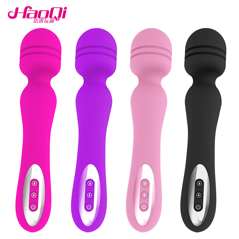 Adult Products New Rechargeable AV Massager Female Masturbation Device Vibrator