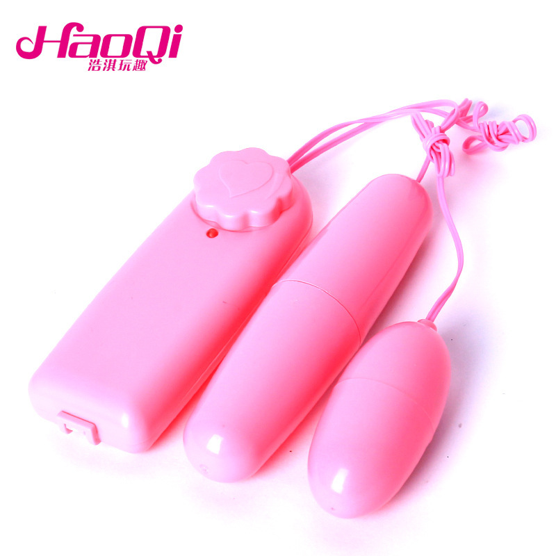 Sexy Long and Short Device Female Masturbation Remote Control Double Vibrator