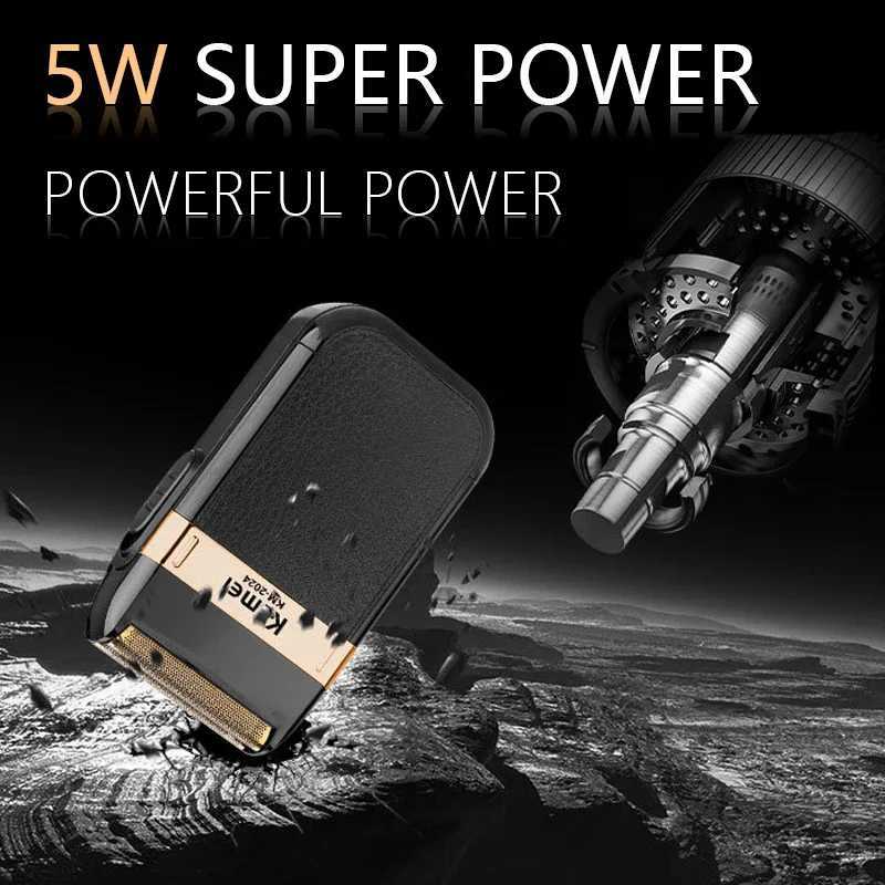 Kemei KM-2024 Professional Mens Shaving Machine USB Charging Electric Shaver Waterproof Beard Trimmer Hair Trimmer Machine W250625