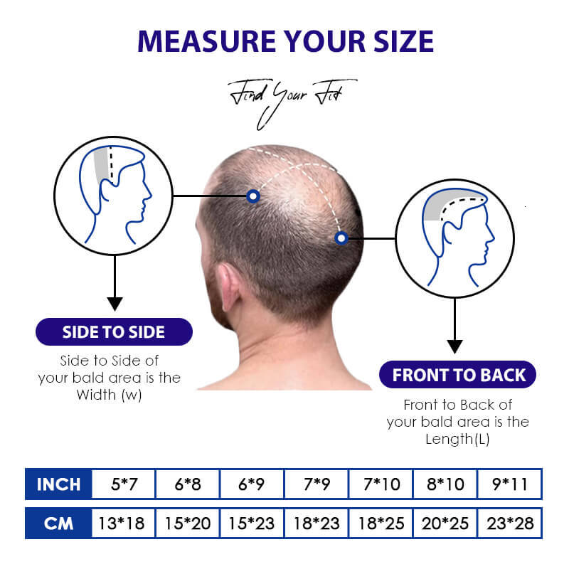 OCT-Base Hair System Wig For Men French Lace Male Hair Prosthesis Indian Human Hair Man Wig Toupee Natural Men's Hairpiece