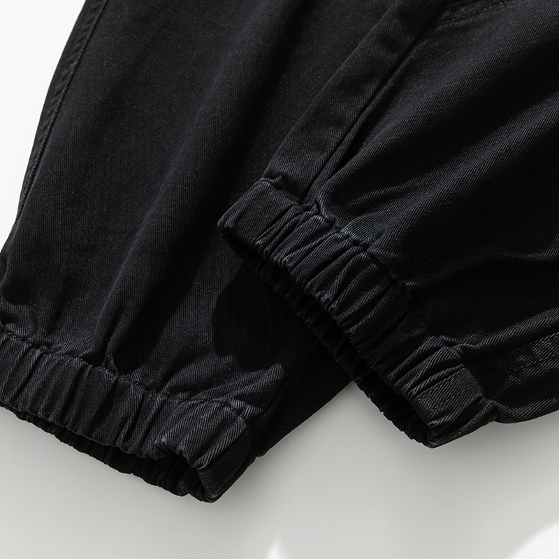 Loose sports casual pants for men, spring and autumn ankle-length sweatpants, pure cotton versatile large size, 2025 new