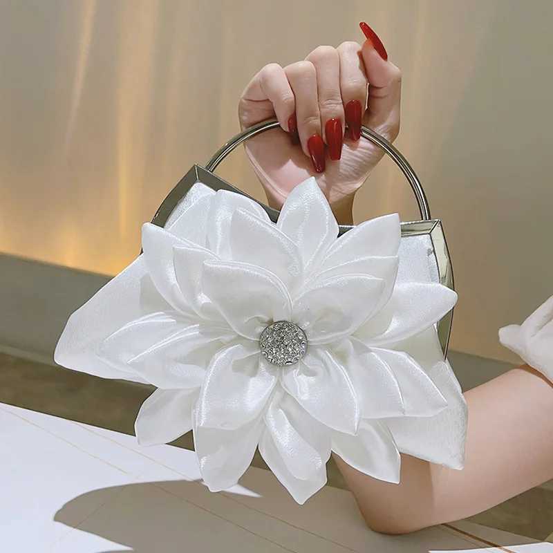 Elegant Floral Decor Evening Bag Classic Dinner Clutch Purse Formal Banquet Handbag For Wedding Party Prom M250625