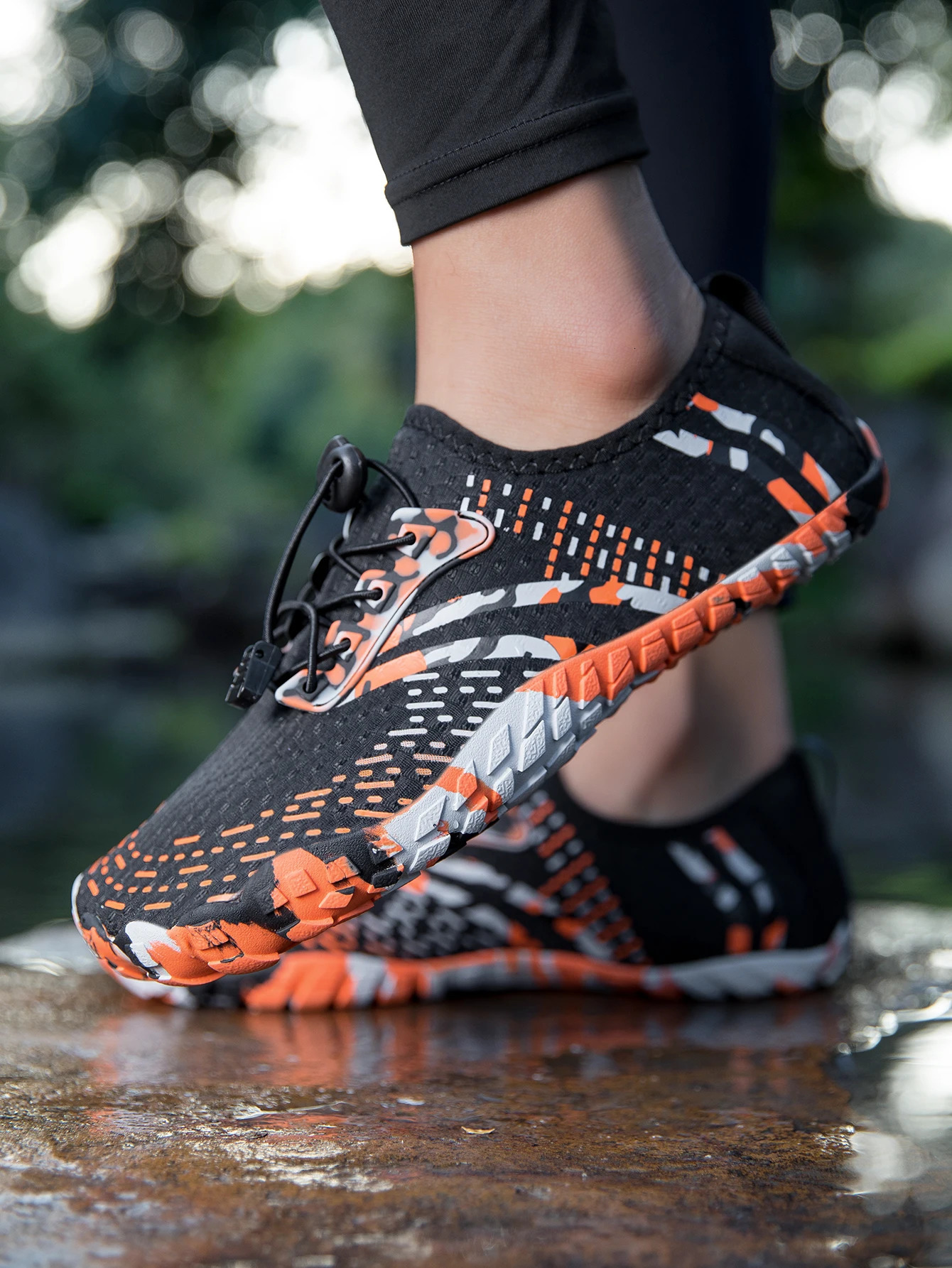 Oiaano Unisex Man Woman Shoes Anti-Non Slip Durable Black Water Barefoot Soft Sole Light Breathable Sport Outdoor Walk Running 250624