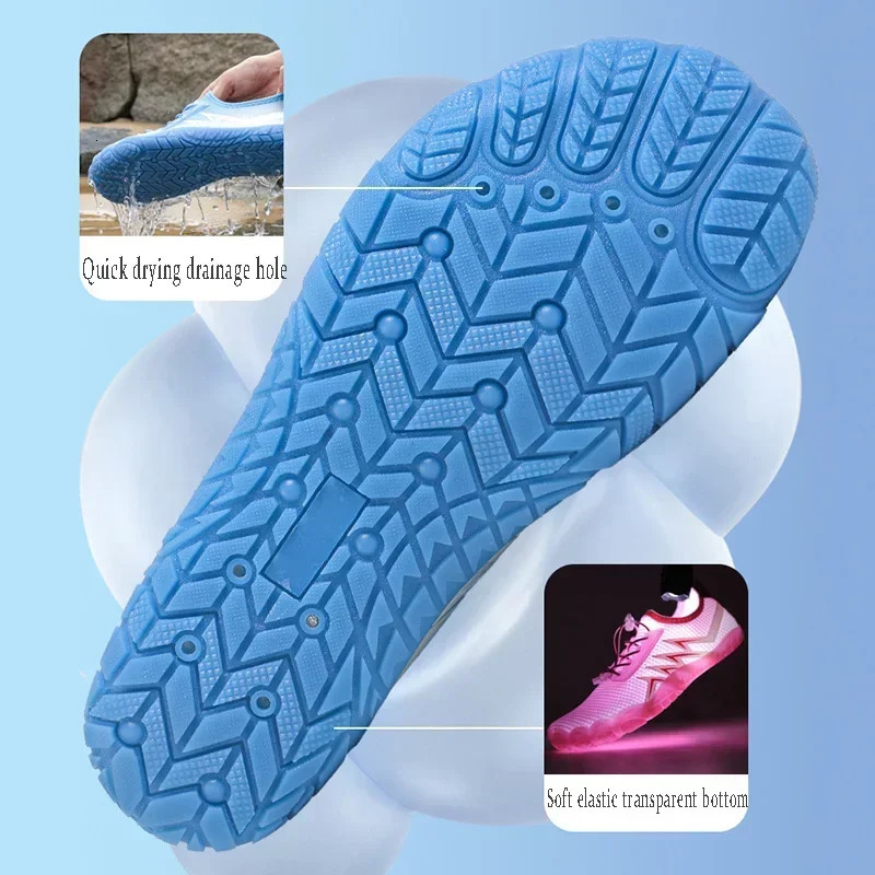 Women Barefoot Water Male Swimming Fitness Cross-train Shoes Beach Water Shoes Mens Summer Outdoor Aqua Sneaker Wading Shoes 250624