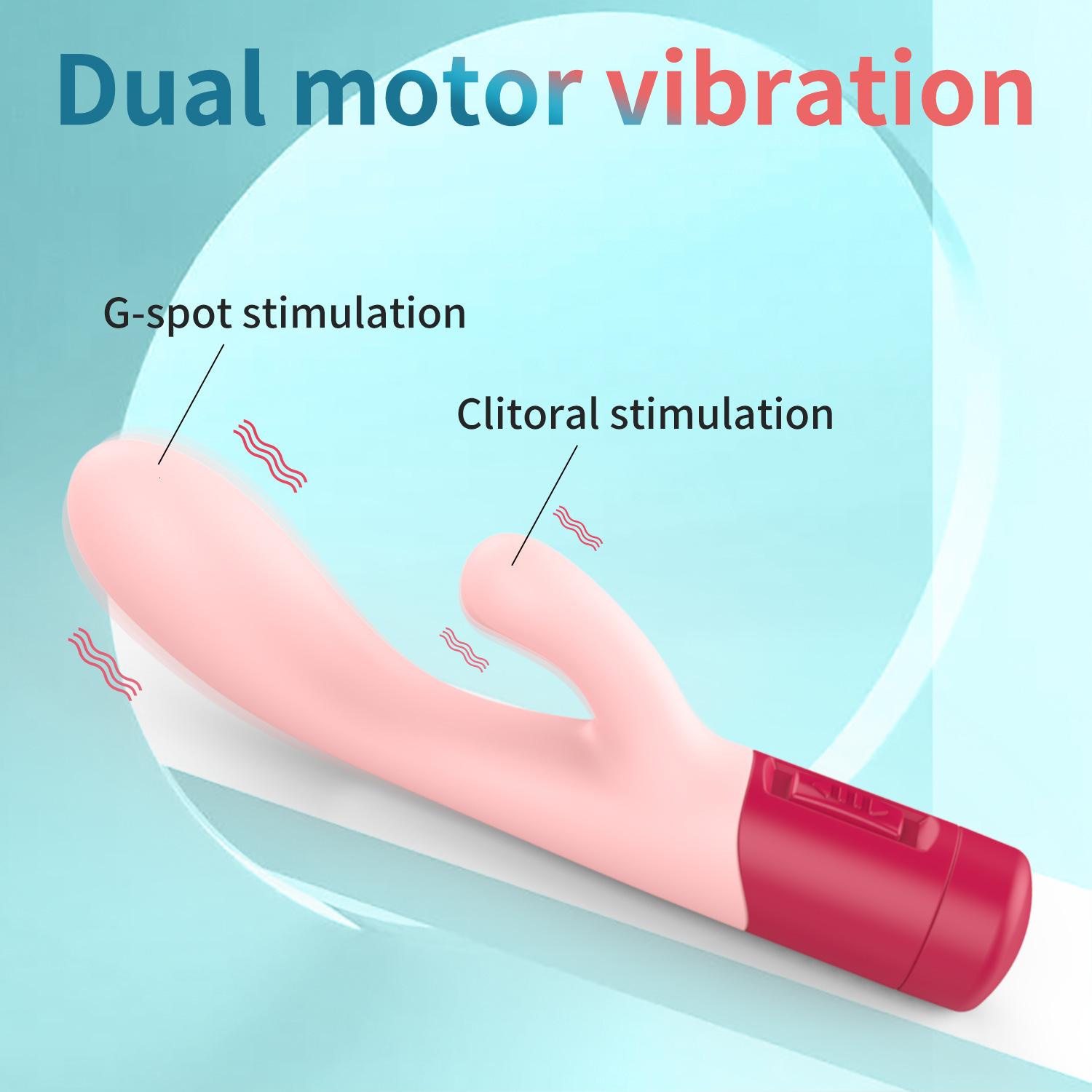 Haoqi Fun New Silicone Vibrator 3-Speed Vibrating Female Masturbator Adult Sex Toy
