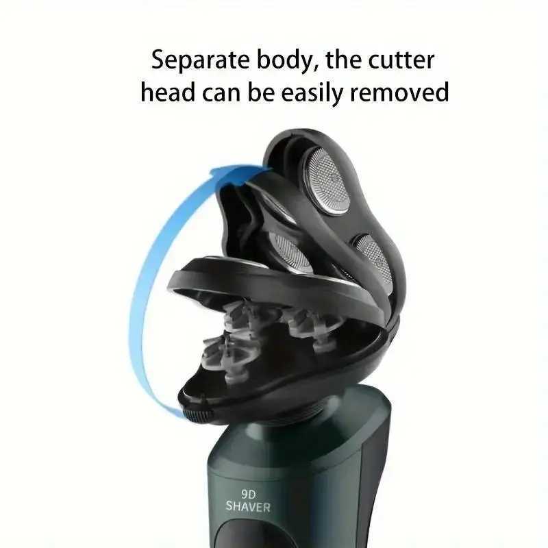 2025 NewestMens Electric Shaver 3D Floating Blades - 1200mAh USB Rechargeable | Detachable Washable Design | Waterproof Core W250625