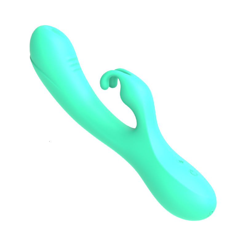 Liquid Full Coverage Silicone Vibrator Rabbit Female Masturbation Device Massage Stick Adult Sex Toy