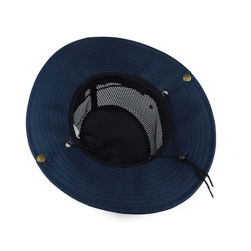 Men Women Outdoor Beach Seaside Sun Shade Breathable Bucket Hat Male Summer Fishing Trekking Collapsible Mesh Fisherman Cap L9 250625