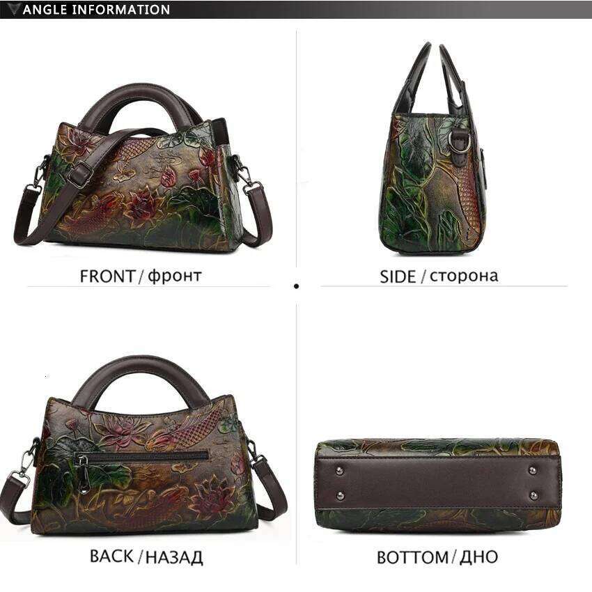 Designer Women One Shoulder Retro Goldfish Diagonal Cross Bag High-Quality Office Handbag New Crossbody Purse