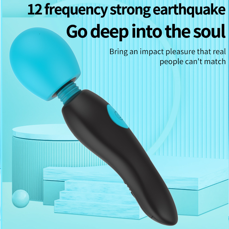 Adult Products Silicone AV Stick Battery Massager Female Sex Toy Masturbator Vibrator