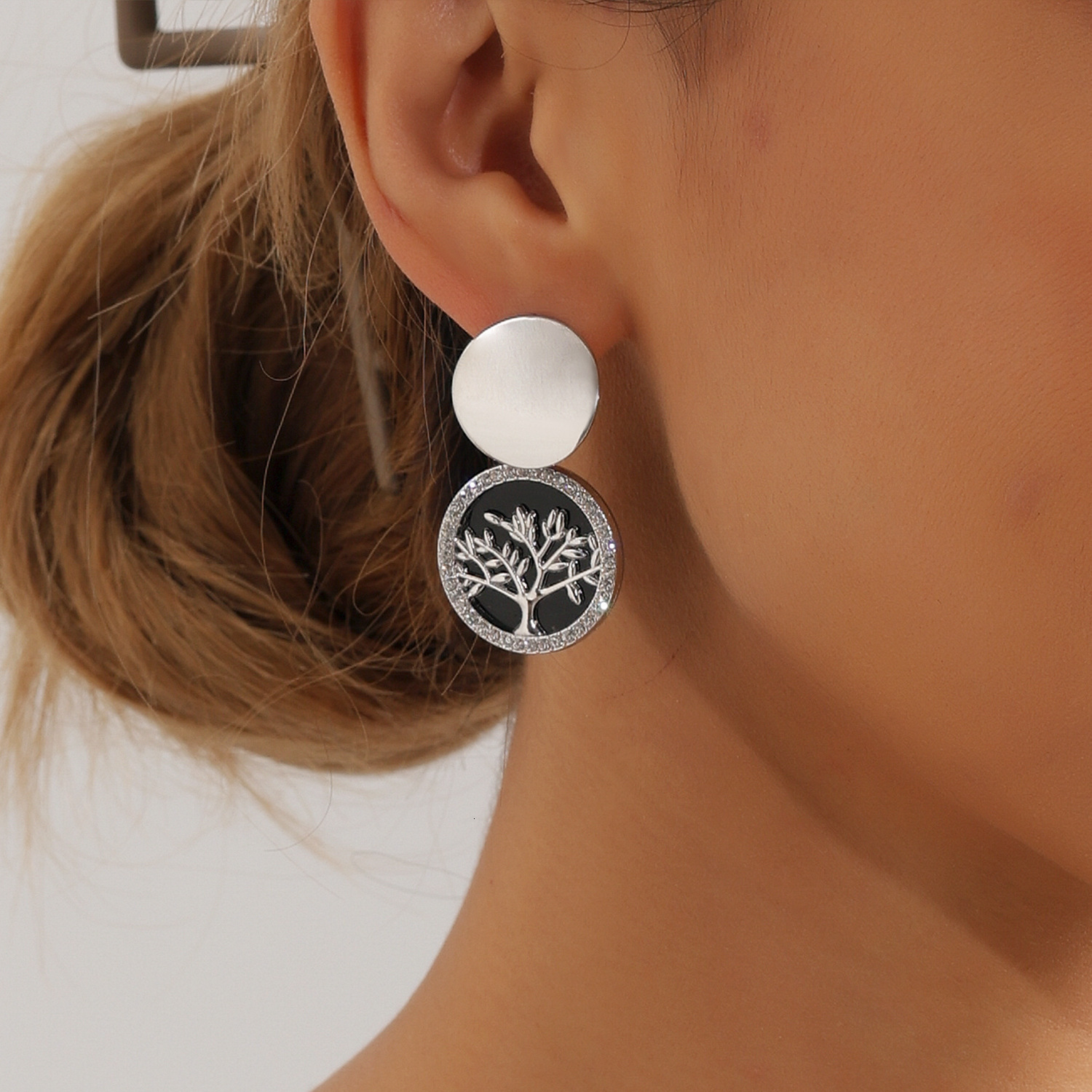 Jewelry Fashion Tree of Life Women Niche Light Luxury High-end Gold-plated Finger Ring for Trendy Girls Jewelry for Women