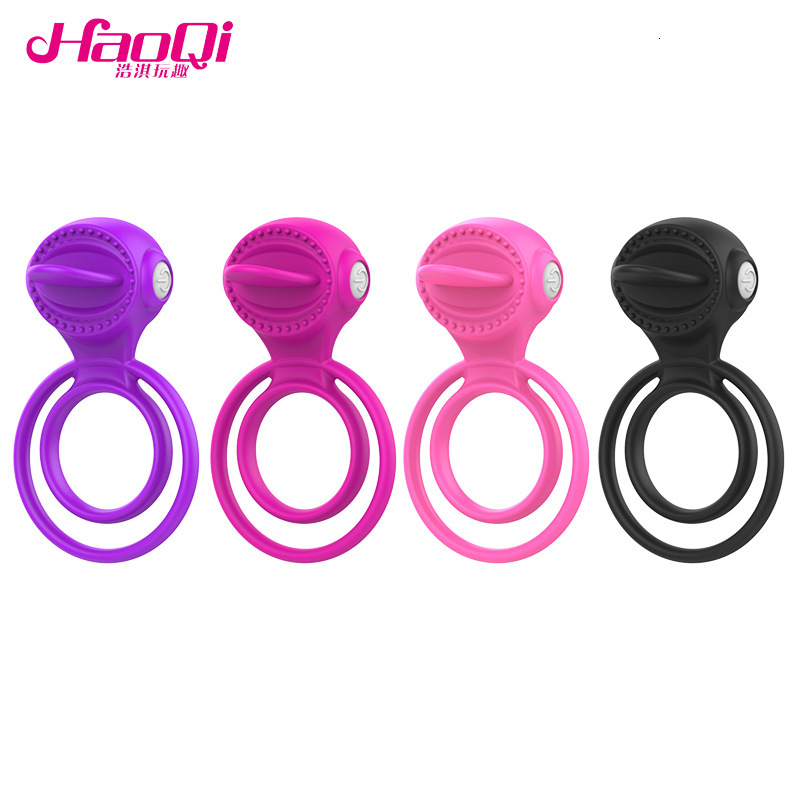 Adult Products Silicone Couple Suction Tongue Licking Teasing Male Massage Vibrating Ring