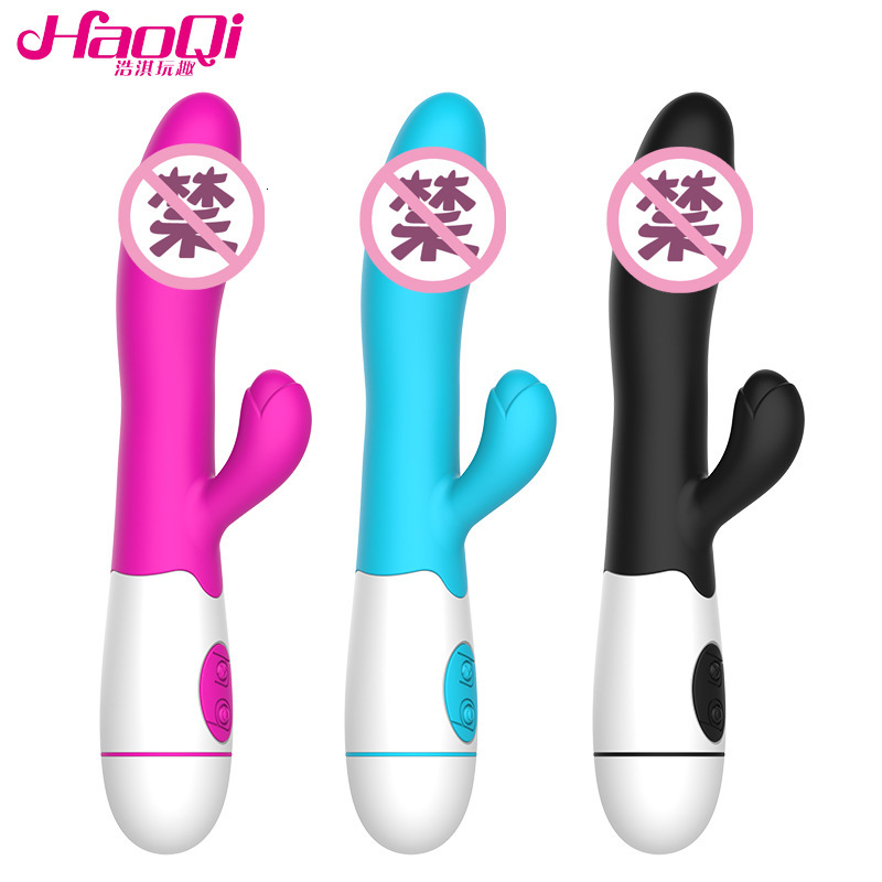 Adult Sex Toys Double-Headed Rechargeable Vibrating Massager for Women Silicone Vibrator