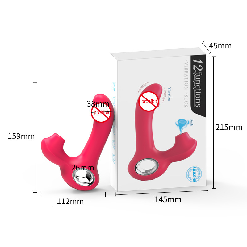 Adult Erotic Sex Toys 12 Frequency Vibrator Female Masturbation Device Sucking hine Massager Wand