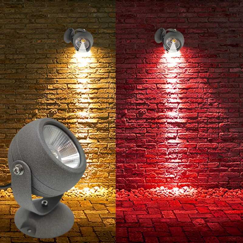 9W 12W LED Wall Spotlight Outdoor Indoor Home Buliding Garden Landscape Tree Commercial Lighting 110V 220V Warm white Cold whiteXJ250624