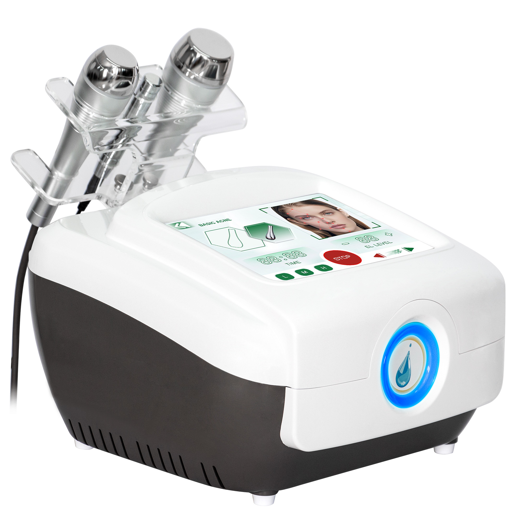 Ultrasonic Cavitation Skin Scrubber Deep Face Cleaning Freckle Removal Electroporation Beauty Tool For Pore Cleansing