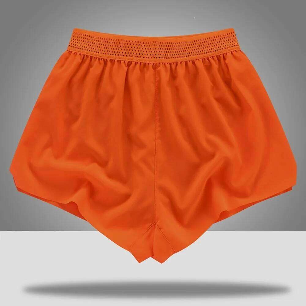 New Quick Drying Running Lightweight Solid Color GYM Short Breathable Sport Shorts Men