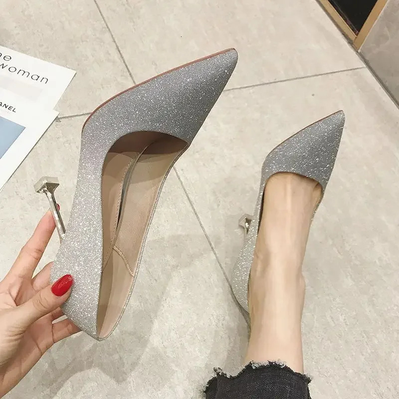 Womens Summer Footwear Wedding Bride Shoe Shoes for Woman Evening with Crystals Stilito Super High Heel Purple Rhinestone 250624