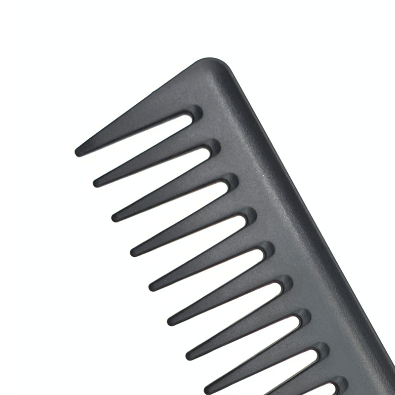 Black High Quality ABS Plastic Heat-resistant Large Wide Tooth Comb Wavy Hair Styling Hair Care Tools Salon