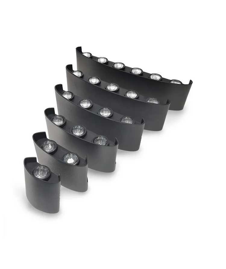 LED Wall Lamp Led Aluminium Outdoor Indoor IP65 Up Down White Black Modern For Home Stairs Bedroom Bedside Bathroom LightXJ250624