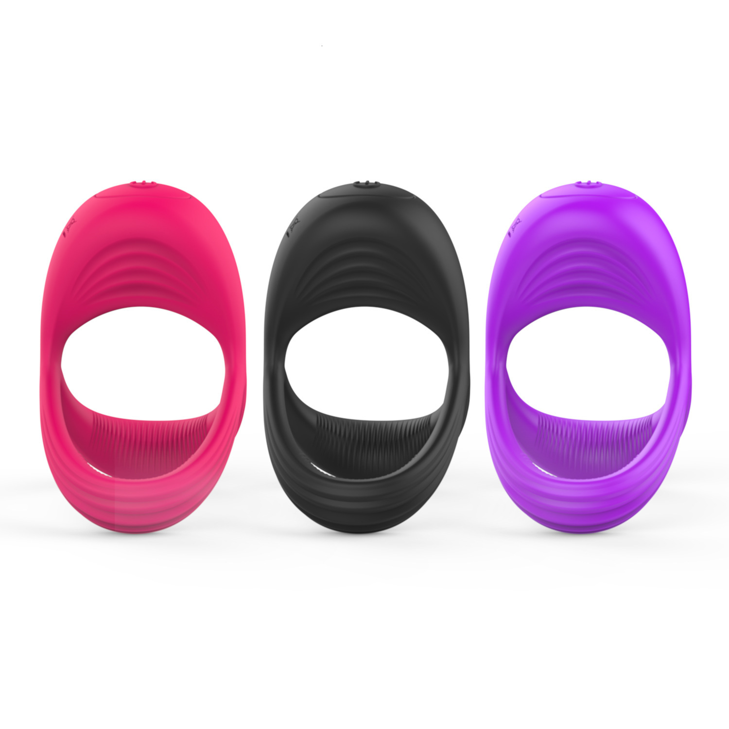 Haoqi Fun New Silicone Vibrating Ring Male Vibrator