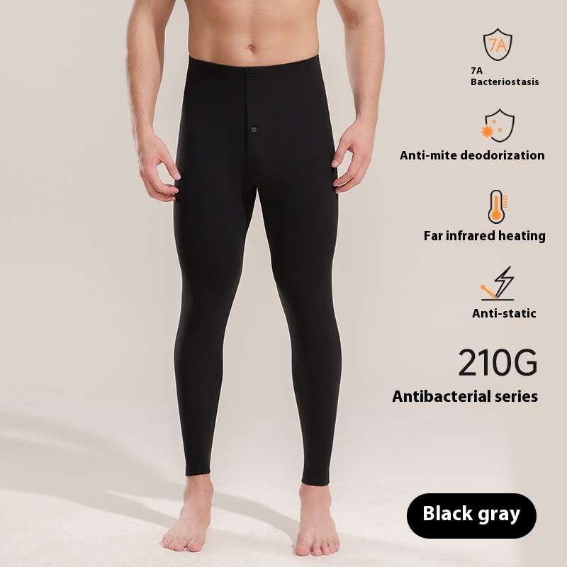 Men's slimming warm autumn trousers made of pure cotton, high elasticity and comfortable bottoming trousers