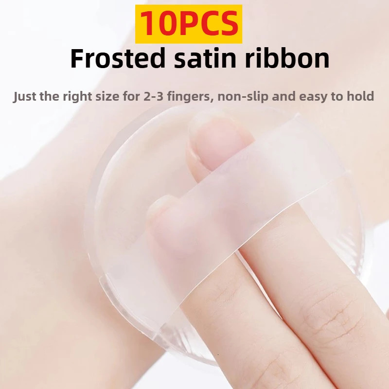 1/10pcs Jelly Soft Silicone Gel Powder Puff Sponge for Cosmetic Face Foundation BB Cream No Powder Eating Powder Makeup Tool 250625