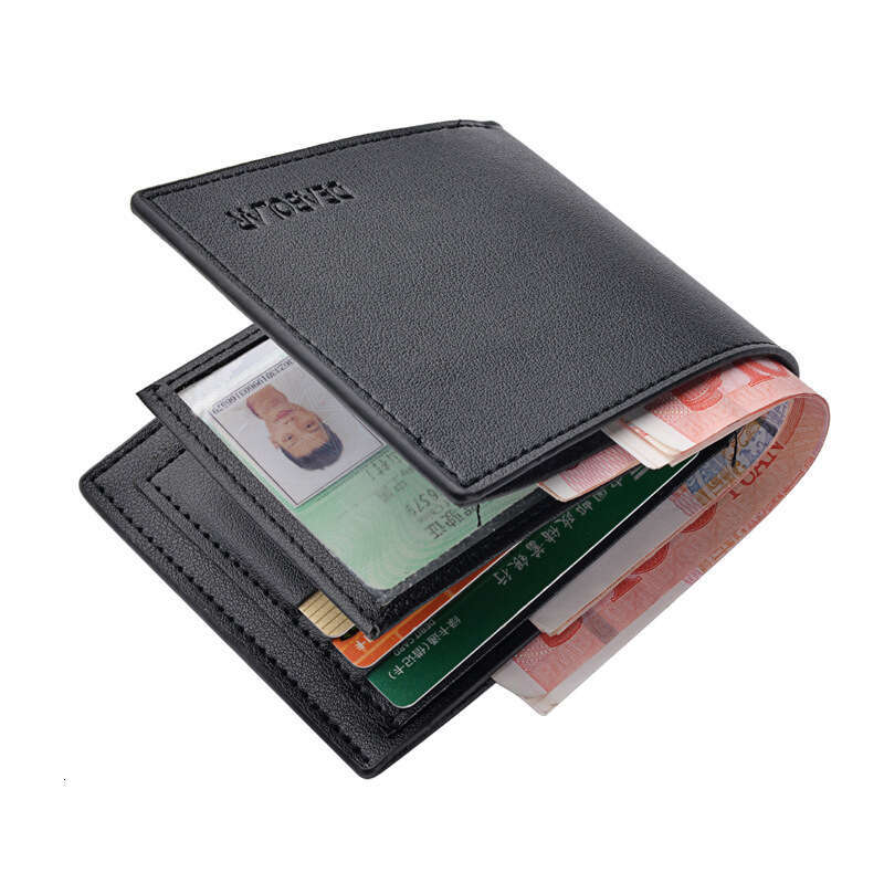 New Men's Short Driving License Multi-Card Slot Men 70% off Horizontal Business Leather Wallet wallet designer mens wallet