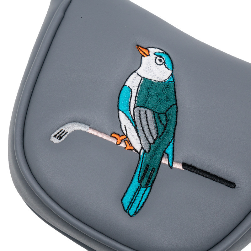 Golf Club Head Covers Half Round Putter Covers Square Club Head Covers Magnetic Closure PU Waterproof Club Head Protectors 250314