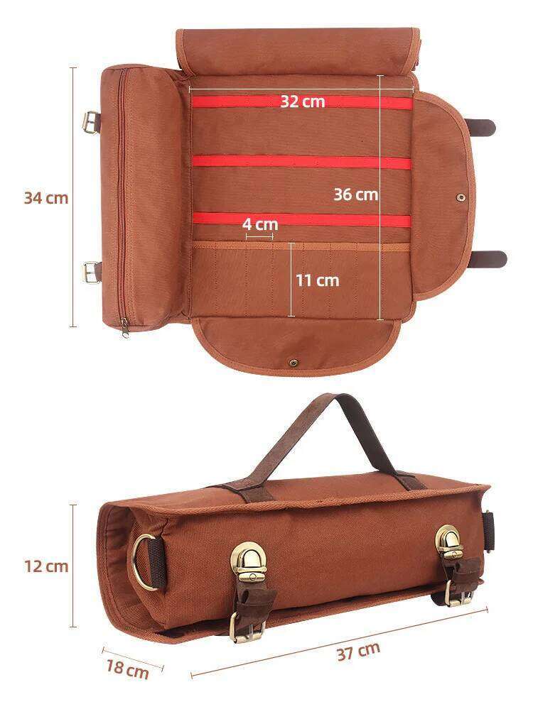 Hot Selling Bartender Portable Multifunctional Kit Canvas Tool Professional Mixer Bag Tail Shaker Wine Set With Buckle Designer Bags