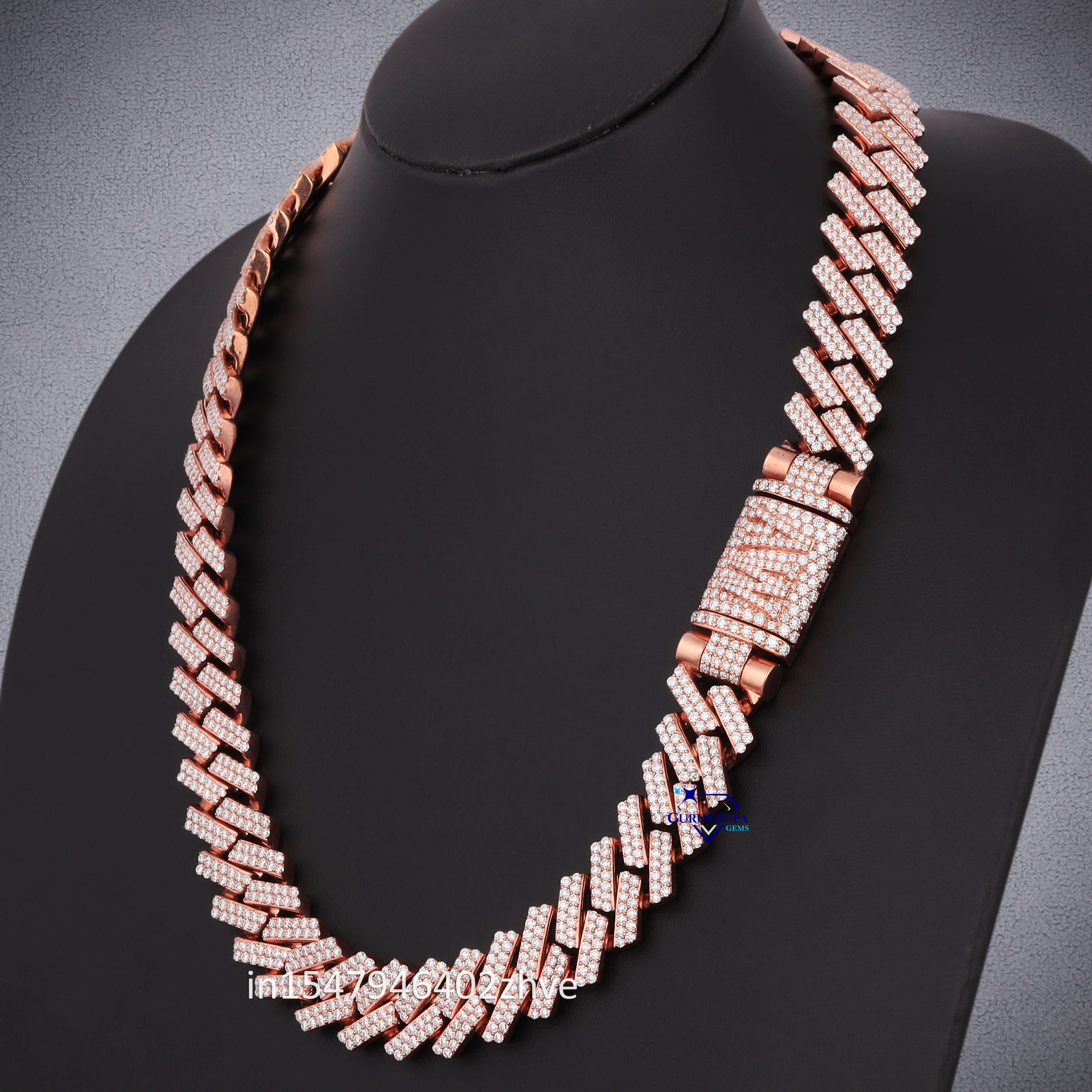 Custom Iced Out Personal Design VVS Moissanite Diamond Bling Sparkle Name Letter 925 Sterling Silver Necklace Chain for Men