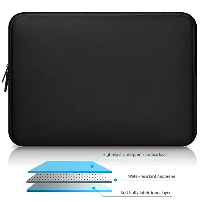 Portable Laptop Bag Soft Cover 11 12 13 14 15 15.6 inch for Hp Dell Notebook Accessories 250624