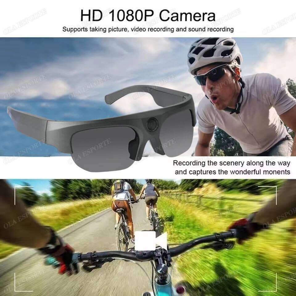 New 1080P HD SmartGlasses 2025 DVR Sports Video Outdoor Glasses Camera Conference Process, Driving