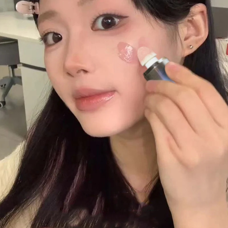 Face Liquid Blusher Smooth Cheek Eye Mousse Blush Matte Milk Purple Highlighter Stick Rouge Waterproof Contour Makeup 250625