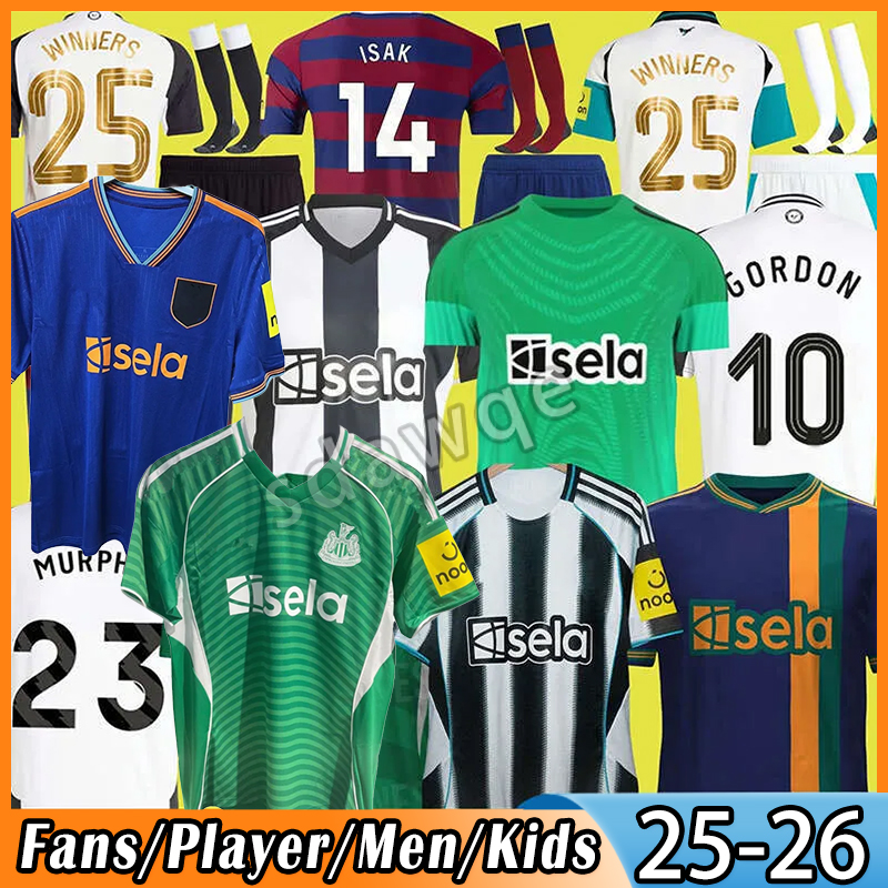 25 26 Tonali Soccer Jerseys ALMIRON JOELINTON CASTLE BRUNO G. 2024 2025 2026 New castle Football Shirts TRIPPIER ISAK MAXIMIN WILSON Men kids goalkeeper S-4XL