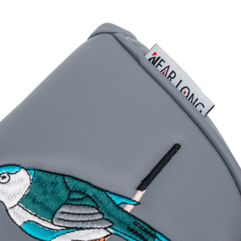 Golf Club Head Covers Half Round Putter Covers Square Club Head Covers Magnetic Closure PU Waterproof Club Head Protectors 250314