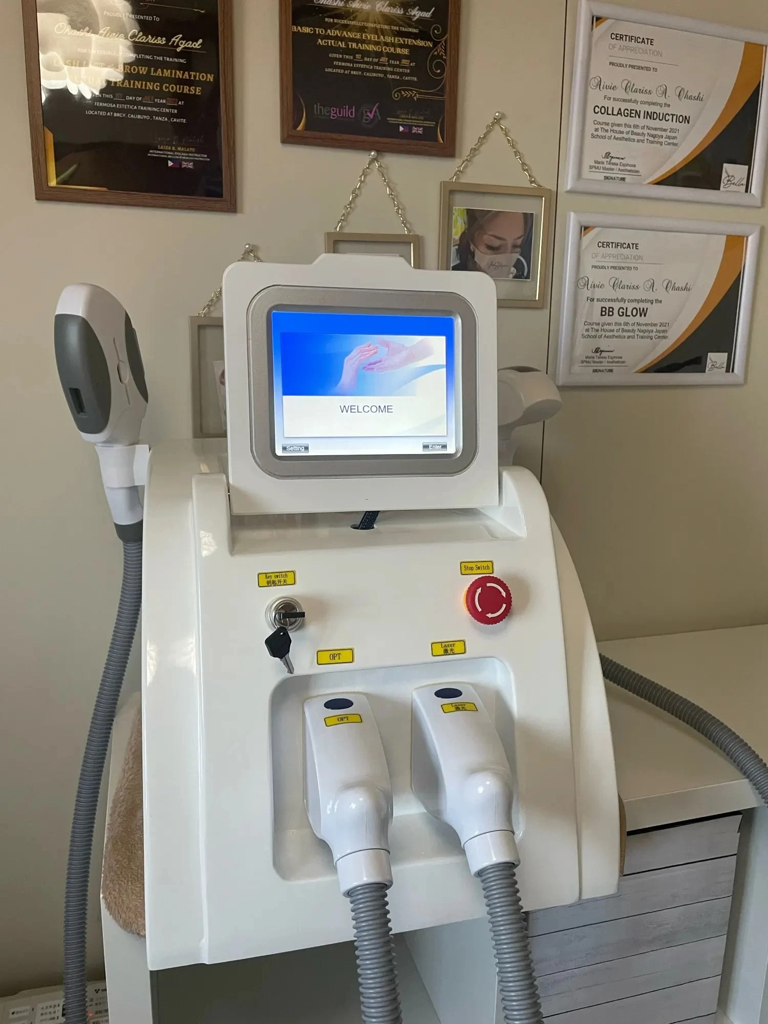 Tattoo Removal Laser Machine Portable 2 in1 OPT Skin Rejuvenation All Skin Colors Permanent Hair Professional Equipment