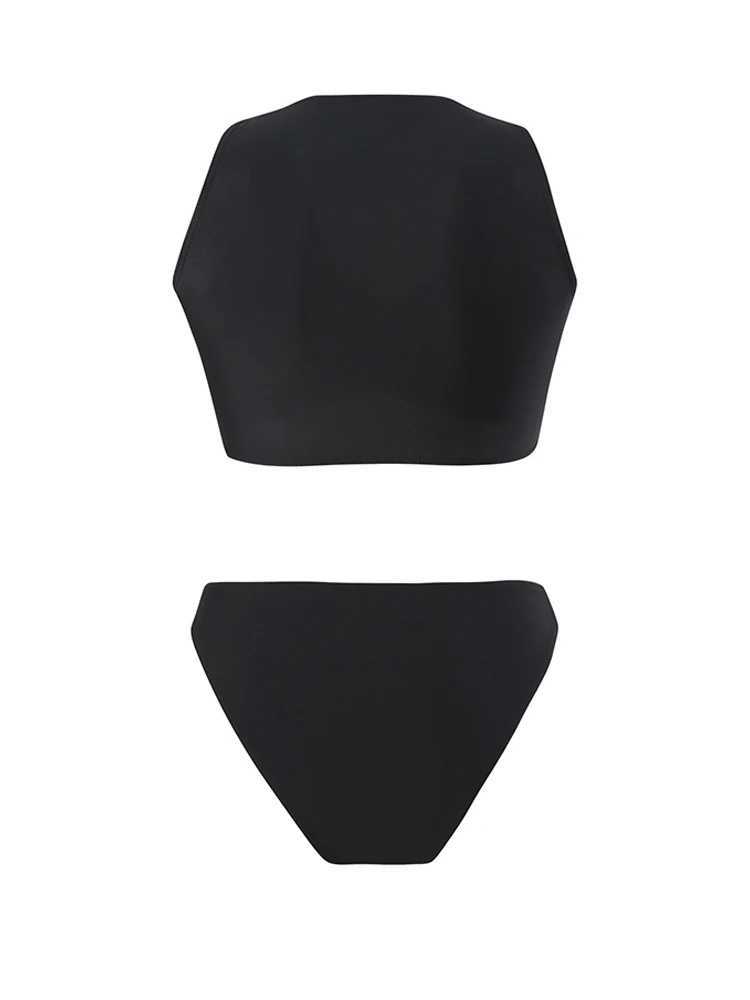 White 3D Flower Black Feminine Bikini Sets Sexy High Waisted Womens Two-piece Swimsuit 2024 Trend Brazilian Beach Outfit XJ250624