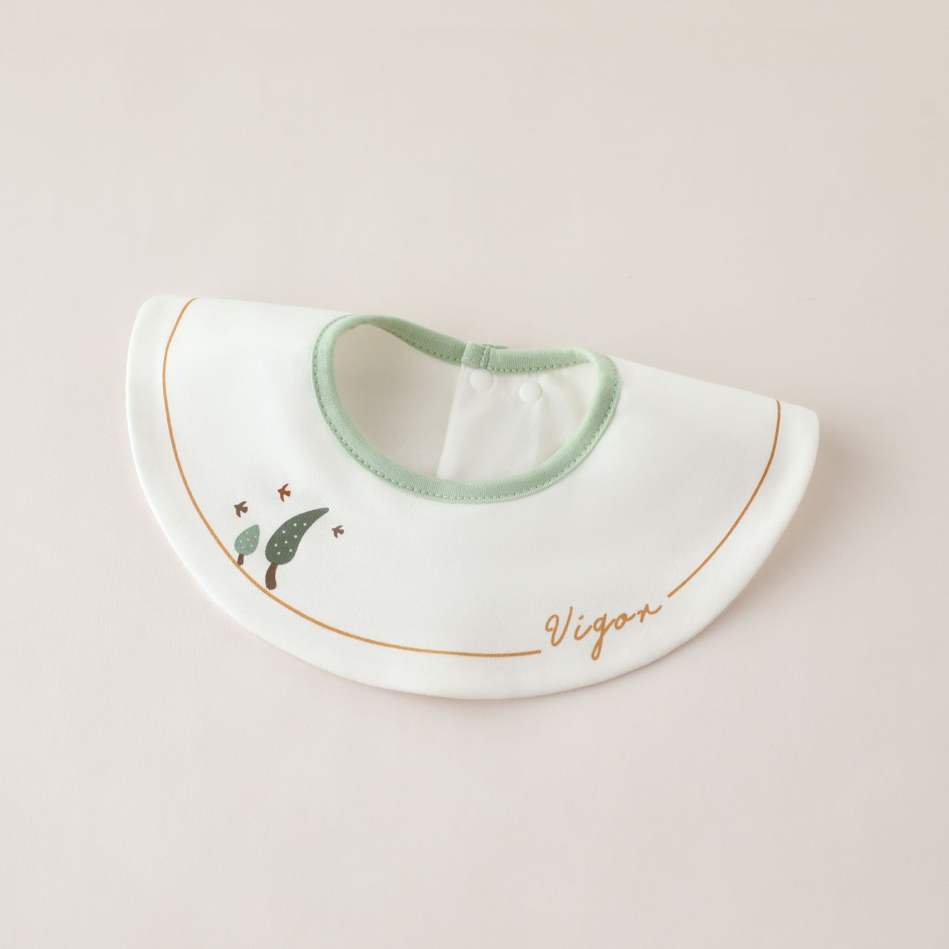 Customized Cotton Newborn Printed Bibs Boys Girls Drooling Pockets Baby Drooling Towels