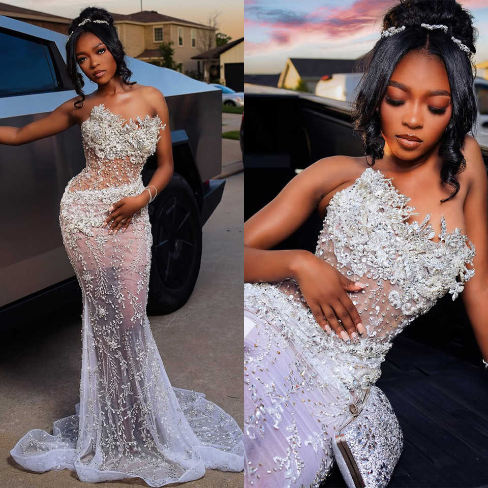 Graceful Evening Dresses Mermaid Formal Occasion With Appliques Sequins Back Cape Prom Floor Legnth Vestido De Noite Customized