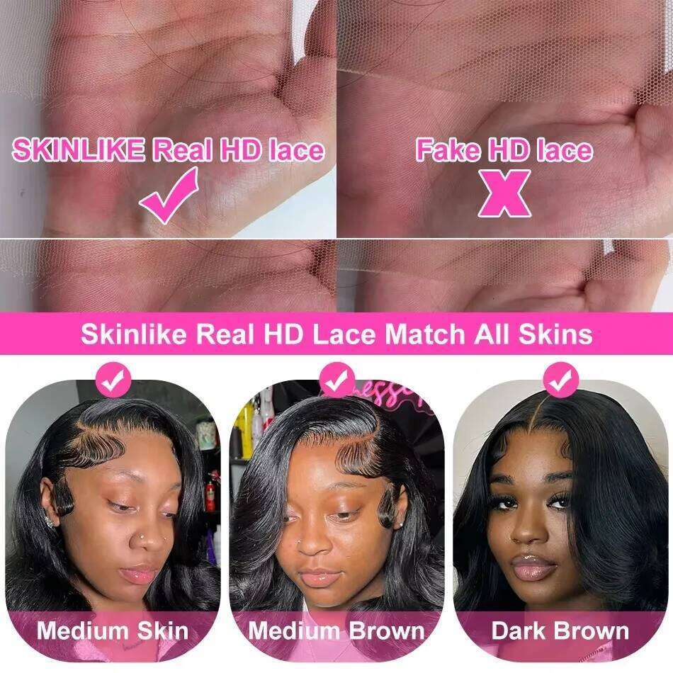 Cutebla 30 40 42 Inch Human Hair Brazilian Body Wave 13x6 HD Front Wigs 13x4 Lace Frontal Wig For Women