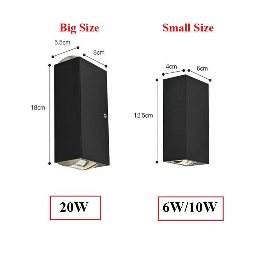 10W 20W Narrow Beam LED Wall Lamps Waterproof LED Wall Washer Spotlight Waterproof Wall Light Floodlight Porch Line Wall LightXJ250624