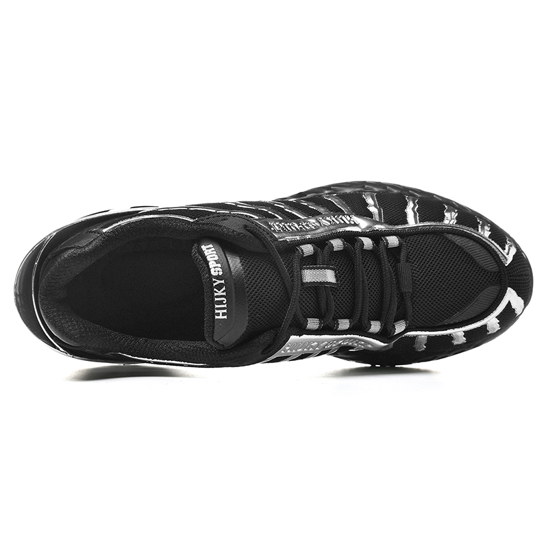 2407-Men's New Fashion Gold Plated Shock Absorbing Blade Running Shoes Anti Slip Sports Tennis Walking Blade Sneakers Hip Hop