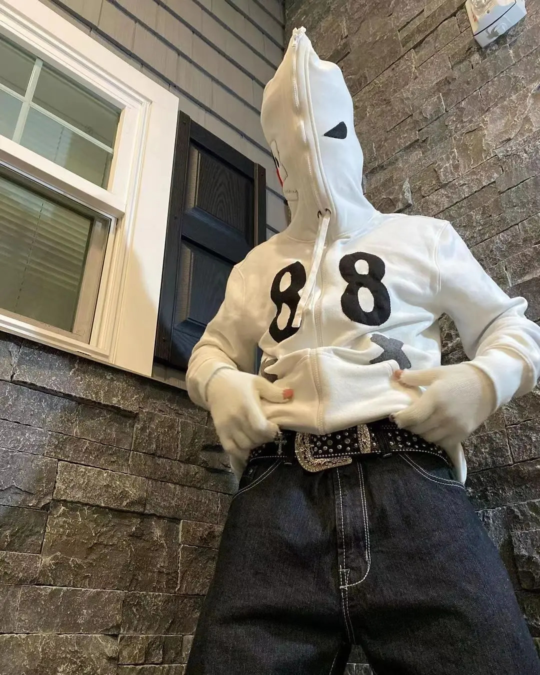 Y2K Full Zip Up Hoodie Women Men Skeleton Skull Gothic Grunge Oversized Aesthetic Sweatshirts Emo Alt Jacket 250618