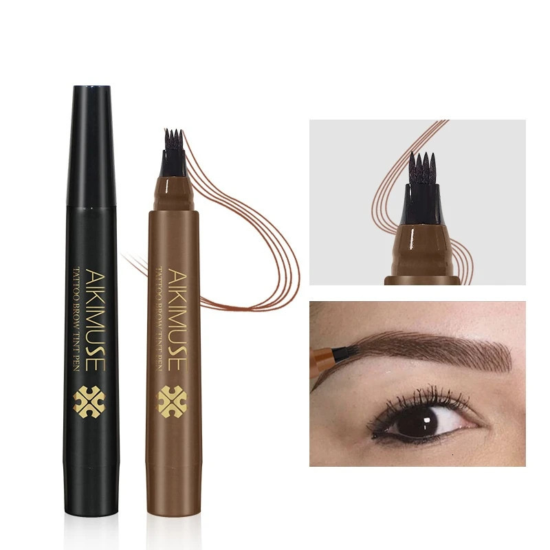 Tattoo Brow Tint Pen Natural Eyebrows Waterproof Sweatproof Lasts Up To 12 Hours Easy To Use Soft And Smooth 4 Colour 250625