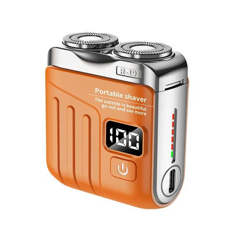 2025 Mini Elektrikli Tra Makinesi - Dijital Ekran Seyahat Tra Makinesi Manyetik USB-C arj Erkek Bakm Seti W250625