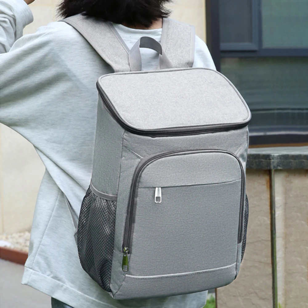 Outdoor 30L Cooler Insulated Lunch Bag for Outdoor Camping Hiking Picnics Beach 250624