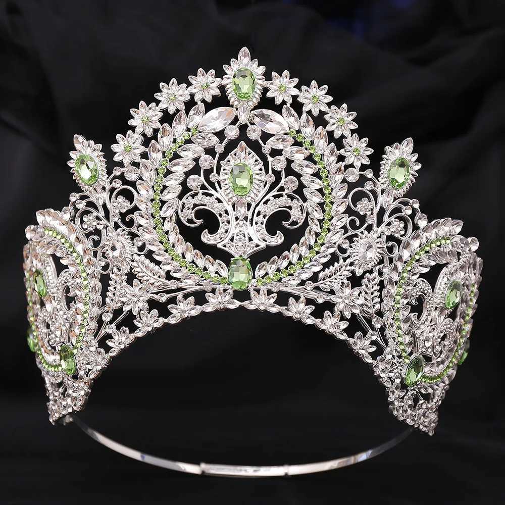 Miss Supranational Corona Per Capelli Lucente Strass Tiara Grande Sposa Matrimonio Spettacolo Di Bellezza Festa Grandi Corone Copricapo Accessori C2-image