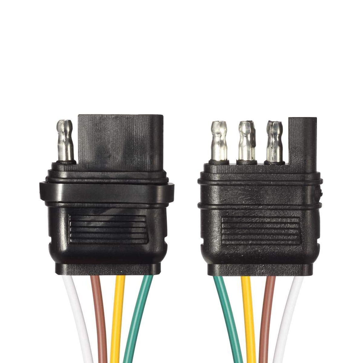 American four core trailer wire, four core SAE male and female plug wire