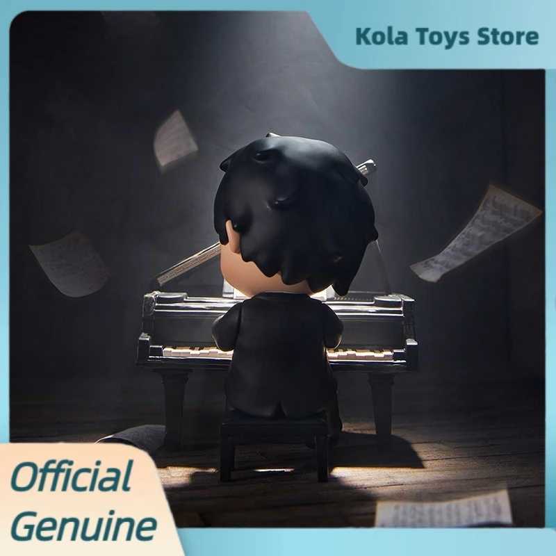 Genuine Hirono The Pianist Figurine / Dimoo Fall Into A Dream Figurine / Baby Molly Funny Day Raining Figurine Trend Toy Gifts Y250624